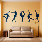 Wall Stickers: Figure skating silhouettes 13