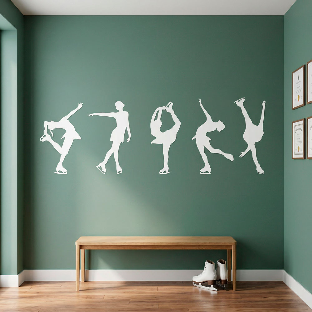 Wall Stickers: Figure skating silhouettes