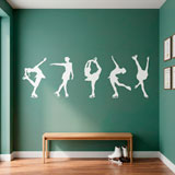 Wall Stickers: Figure skating silhouettes 14