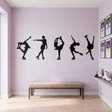 Wall Stickers: Figure skating silhouettes 3