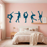 Wall Stickers: Figure skating silhouettes 5