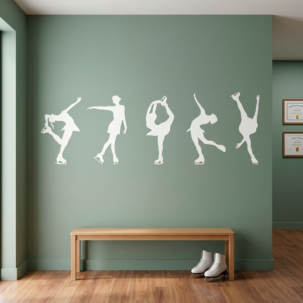 Wall Stickers: Figure skating silhouettes