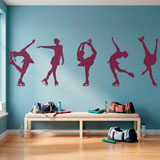 Wall Stickers: Figure skating silhouettes 7