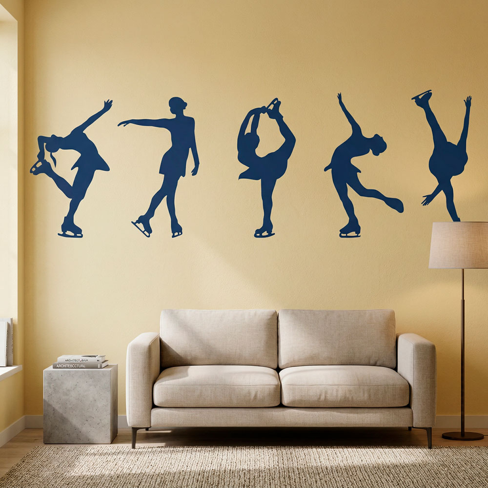 Wall Stickers: Figure skating silhouettes