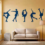 Wall Stickers: Figure skating silhouettes 9