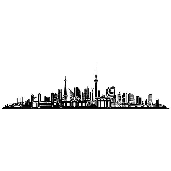 Wall Stickers: Berlin Skyline