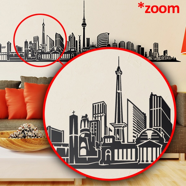 Wall Stickers: Berlin Skyline