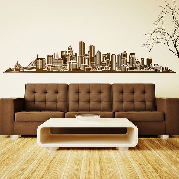 Wall Stickers: Boston Skyline