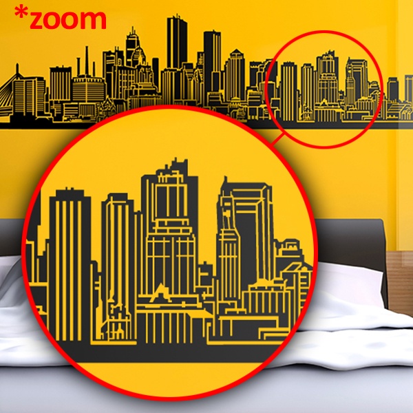 Wall Stickers: Boston Skyline