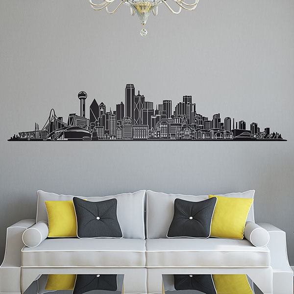 Wall Stickers: Dallas Skyline