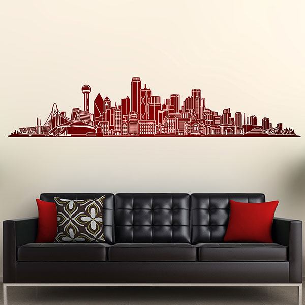 Wall Stickers: Dallas Skyline