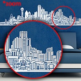 Wall Stickers: Dallas Skyline 4