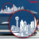 Wall Stickers: Dallas Skyline 5