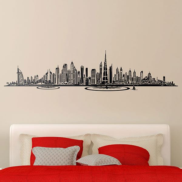Wall Stickers: Dubai Skyline