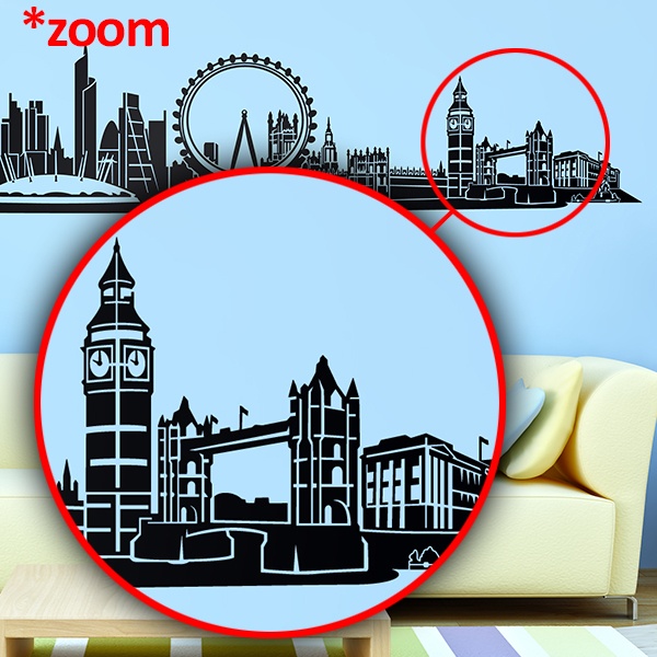 Wall Stickers: London Skyline