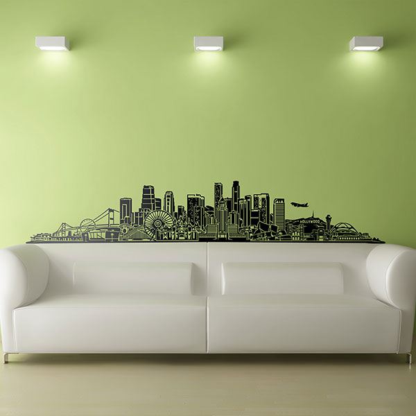 Wall Stickers: Los Angeles Skyline