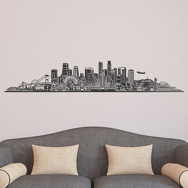 Wall Stickers: Los Angeles Skyline