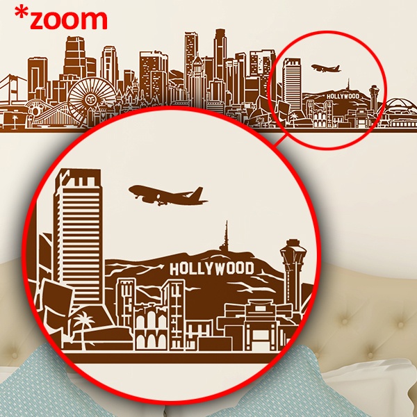 Wall Stickers: Los Angeles Skyline