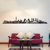 Wall Stickers: Madrid Skyline  2