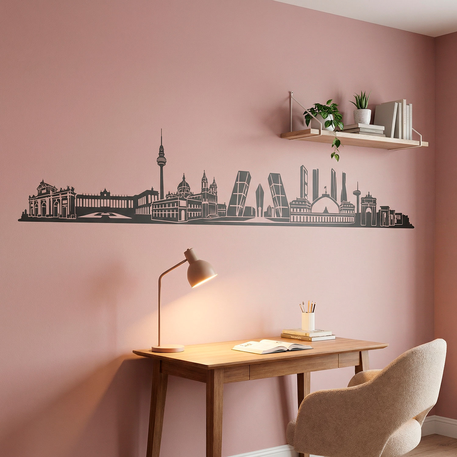 Wall Stickers: Madrid Skyline 
