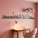 Wall Stickers: Madrid Skyline  12