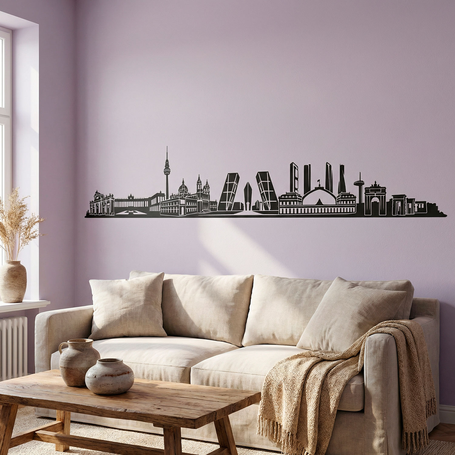 Wall Stickers: Madrid Skyline 