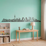Wall Stickers: Madrid Skyline  16