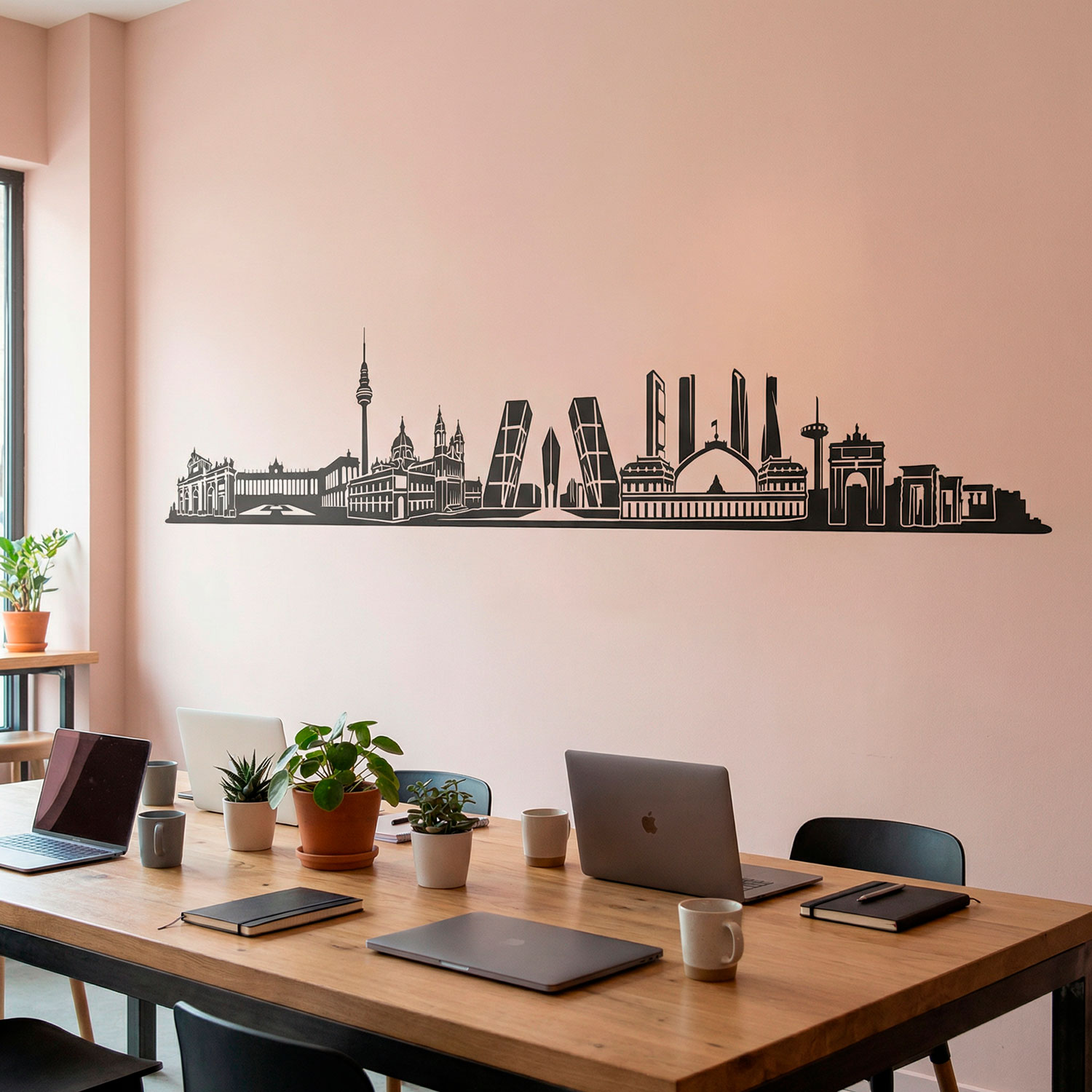 Wall Stickers: Madrid Skyline 