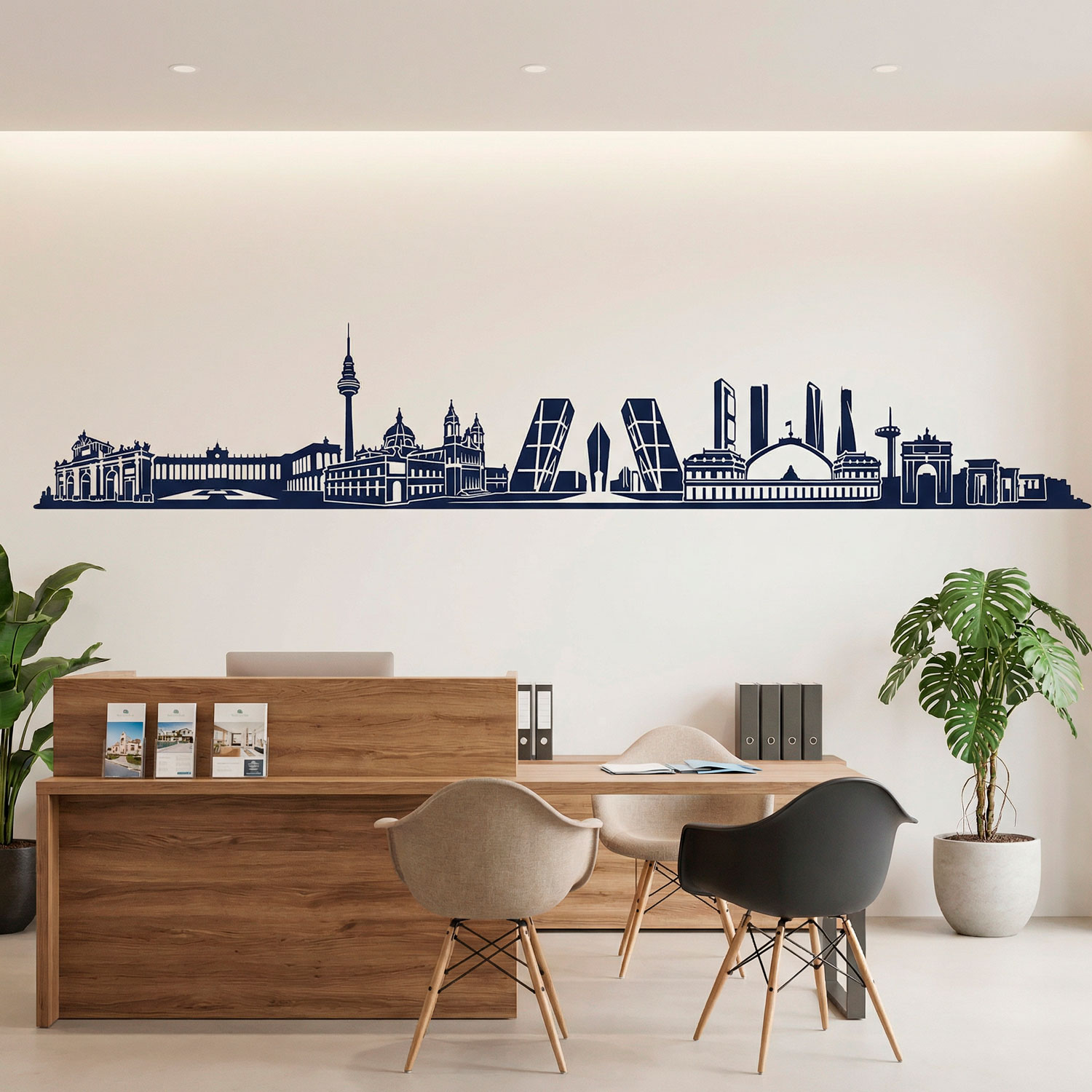 Wall Stickers: Madrid Skyline 