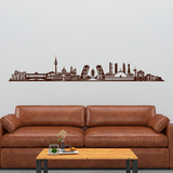 Wall Stickers: Madrid Skyline  3