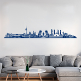 Wall Stickers: Madrid Skyline  4