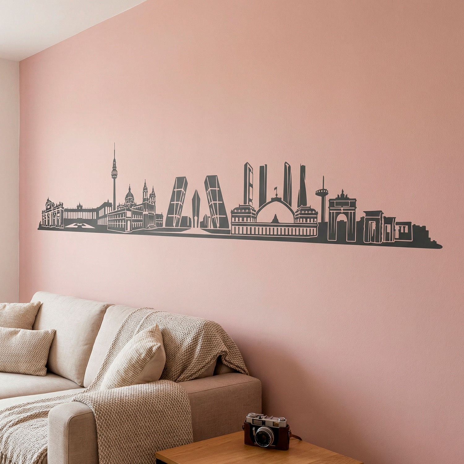 Wall Stickers: Madrid Skyline 