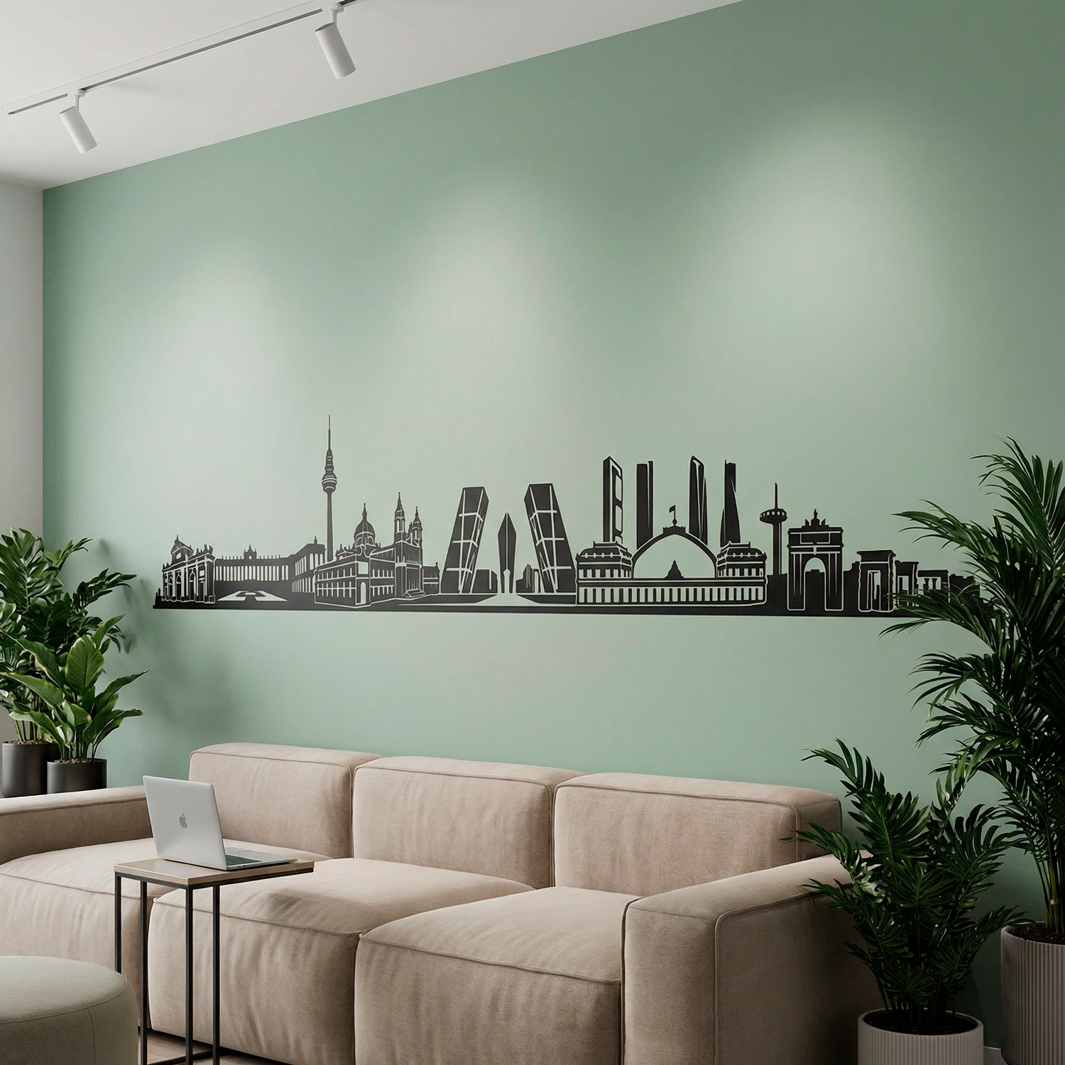 Wall Stickers: Madrid Skyline 