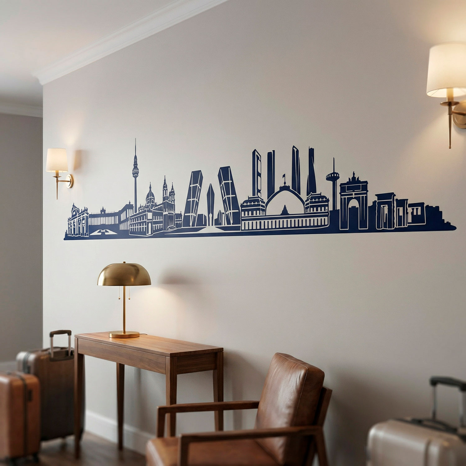 Wall Stickers: Madrid Skyline 