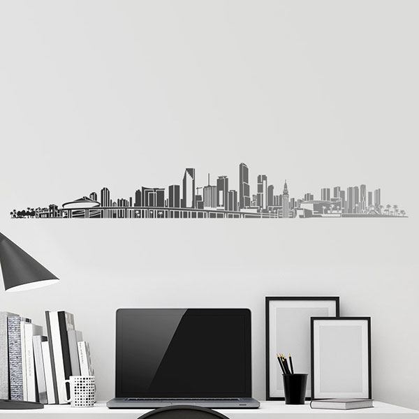 Wall Stickers: Miami Skyline