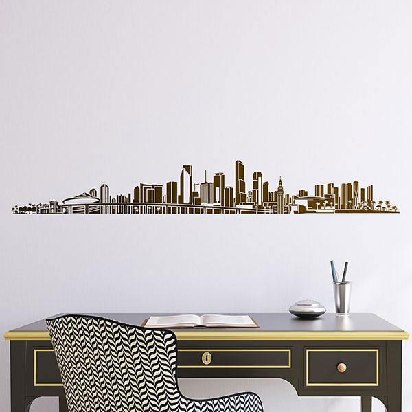 Wall Stickers: Miami Skyline