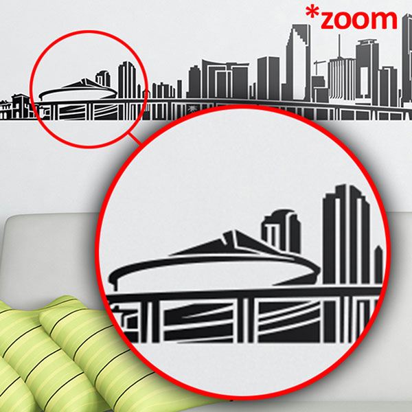 Wall Stickers: Miami Skyline