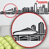 Wall Stickers: Miami Skyline 5