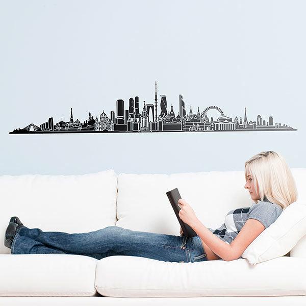 Wall Stickers: Moscow Skyline