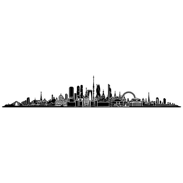 Wall Stickers: Moscow Skyline