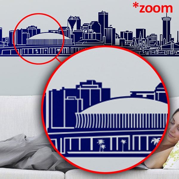 Wall Stickers: New Orleans Skyline