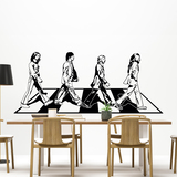 Wall Stickers: Beatles on Abbey Road 3