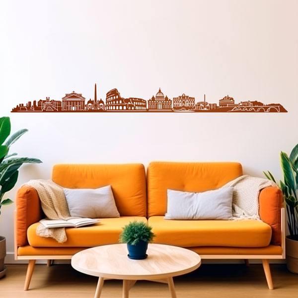 Wall Stickers: Rome Skyline 2018