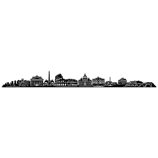 Wall Stickers: Rome Skyline 2018