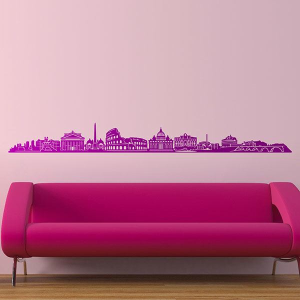 Wall Stickers: Rome Skyline 2018