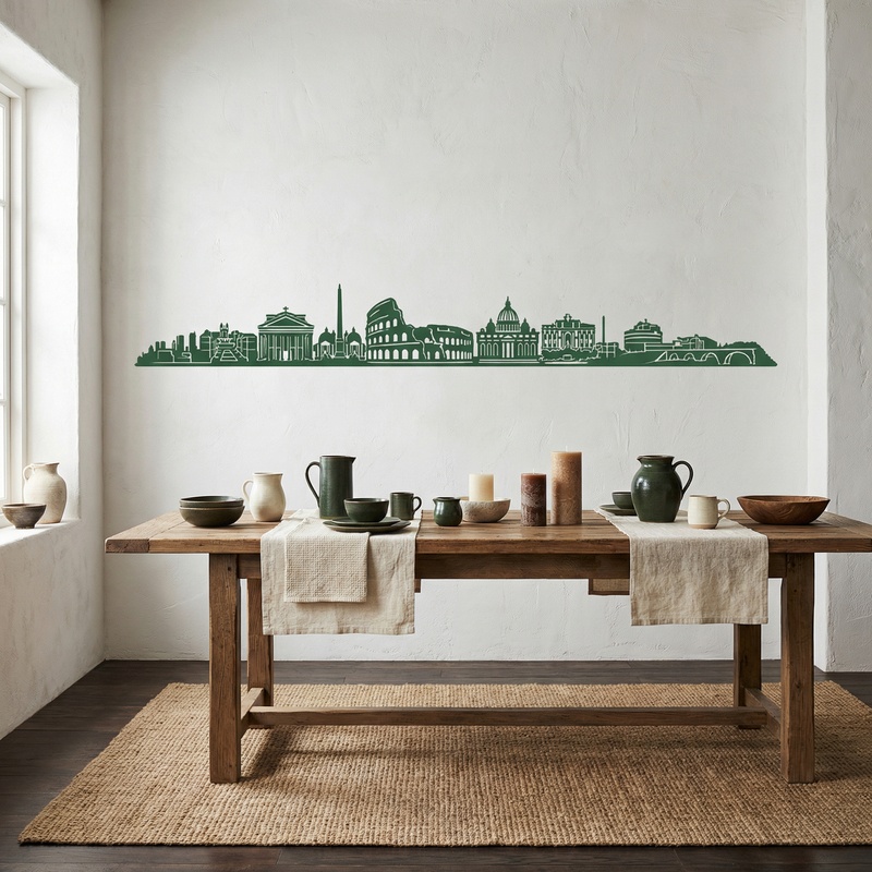 Wall Stickers: Rome Skyline 2018