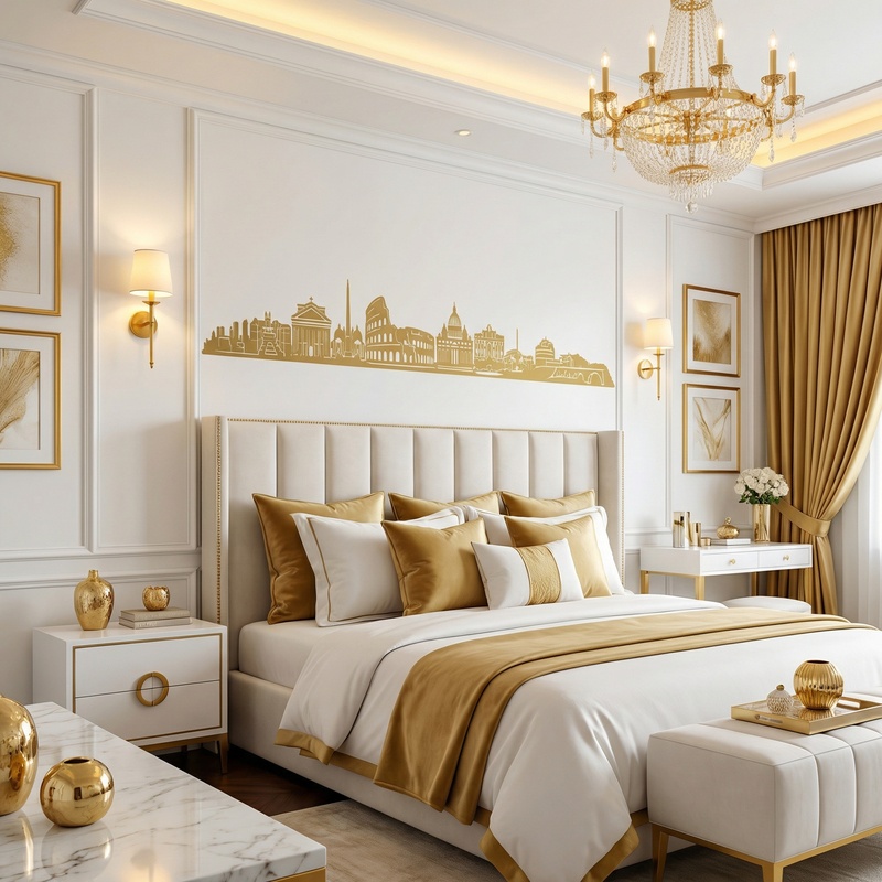 Wall Stickers: Rome Skyline 2018