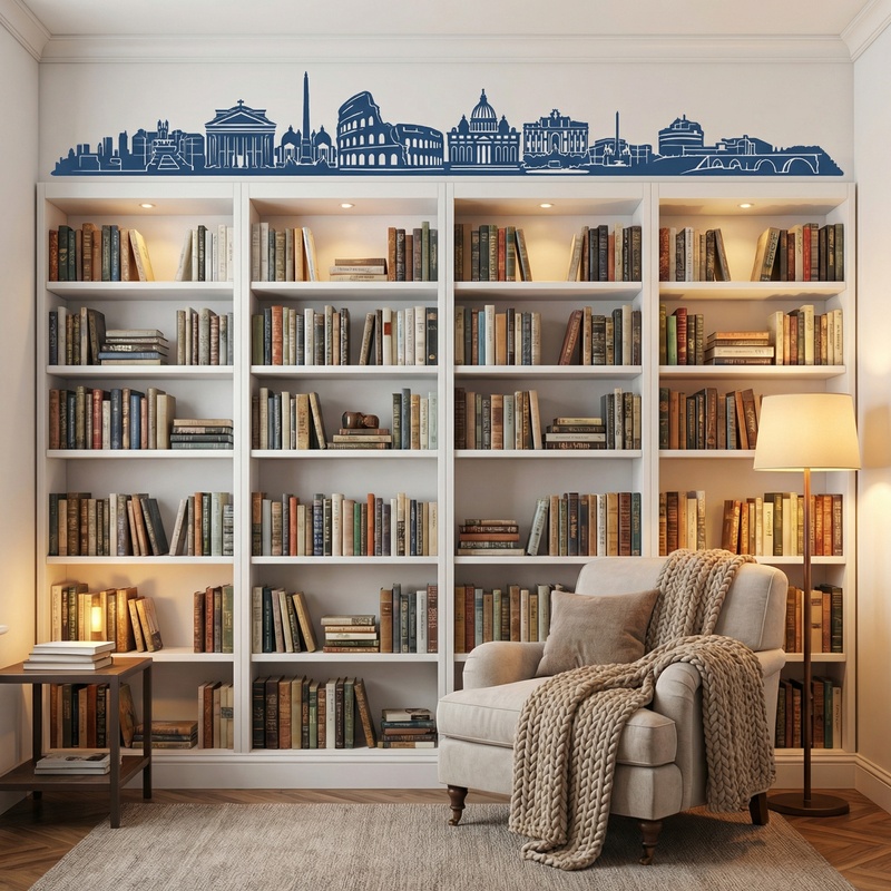 Wall Stickers: Rome Skyline 2018