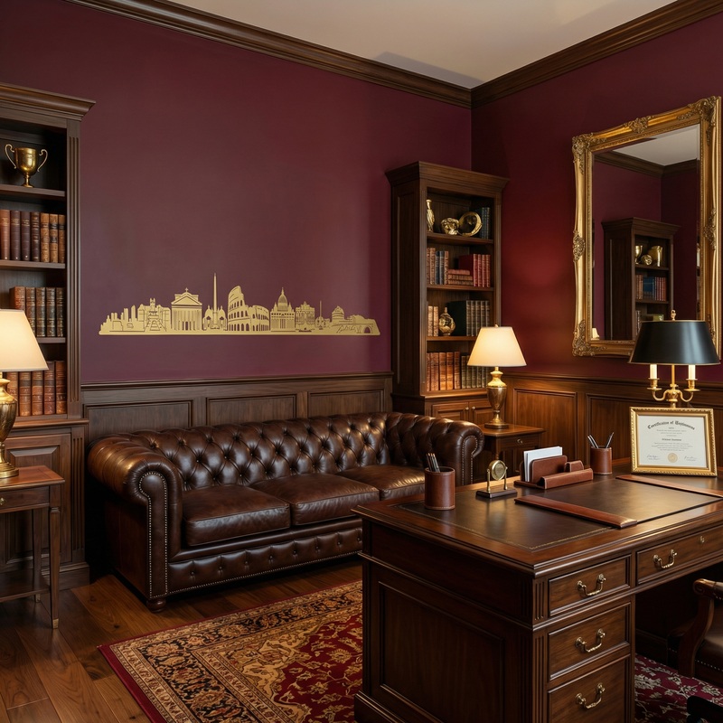 Wall Stickers: Rome Skyline 2018