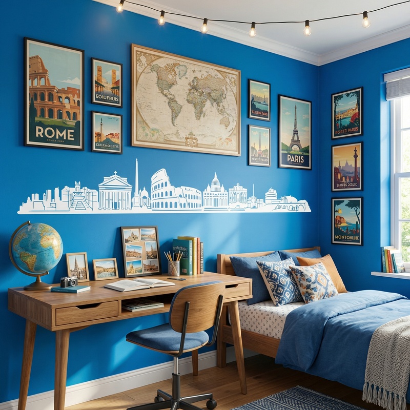 Wall Stickers: Rome Skyline 2018